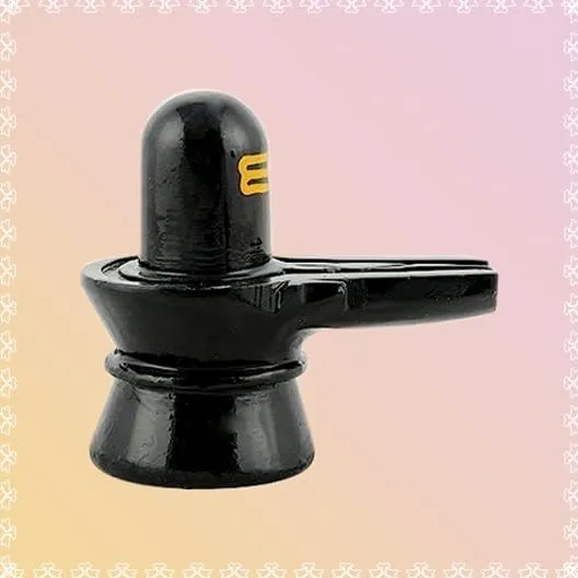 A&S Ventures Shiva Lingam Mahadev Shivji Om Namah Shivay Shiv Ji Shiv Linga Shivling Black Marble Tilak Shivling Home Decor Showpiece Jalaabhishek Sawaan Shivratri Special