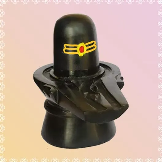 A&S Ventures Shiva Lingam Mahadev Shivji Om Namah Shivay Shiv Ji Shiv Linga Shivling Black Marble Tilak Shivling Home Decor Showpiece Jalaabhishek Sawaan Shivratri Special