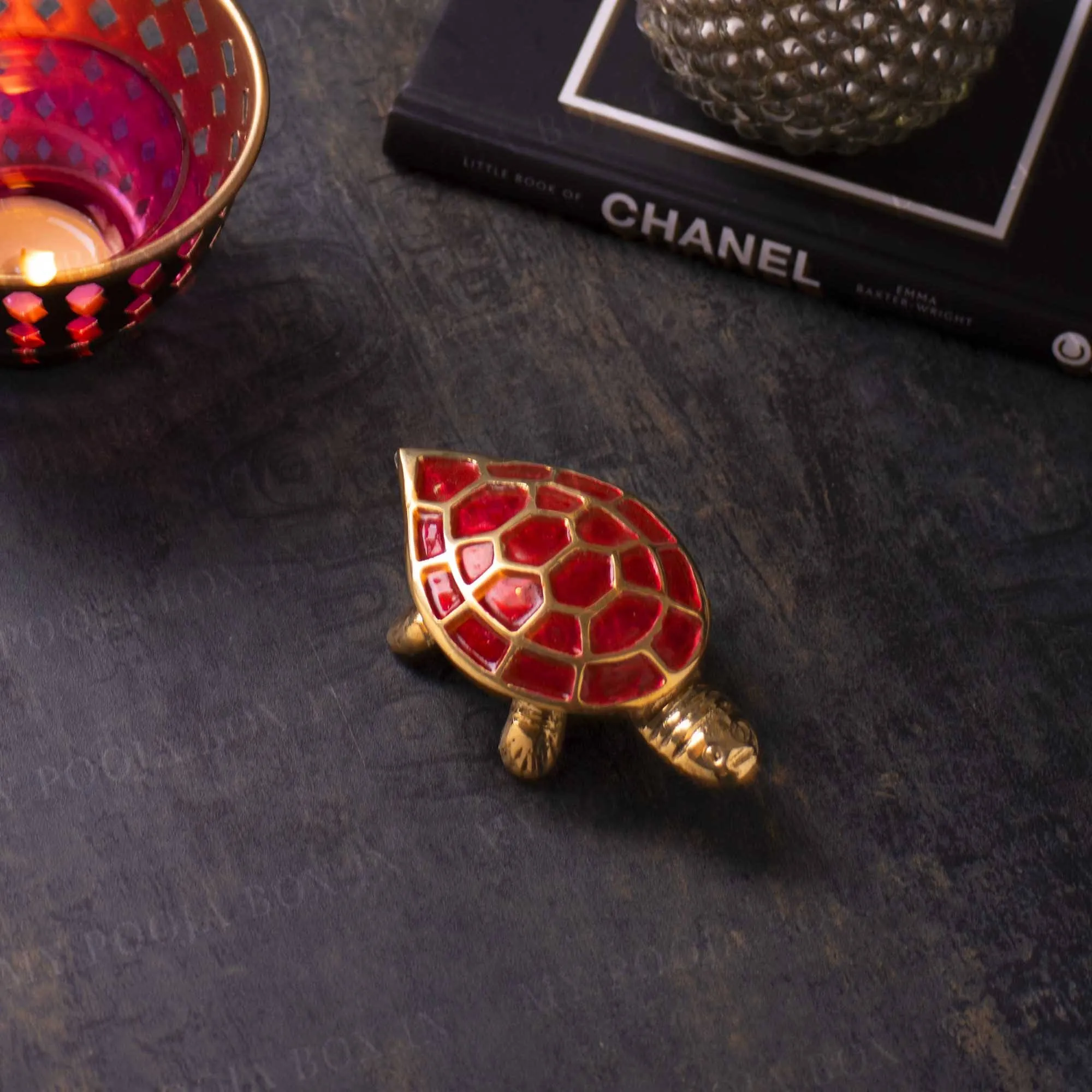 Antique Brass Wish Fulfilling Turtle