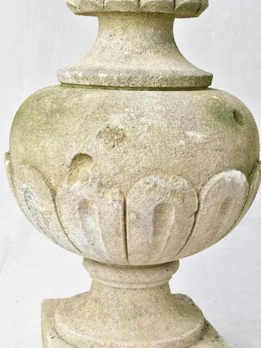 Antique French stone finial 20½"