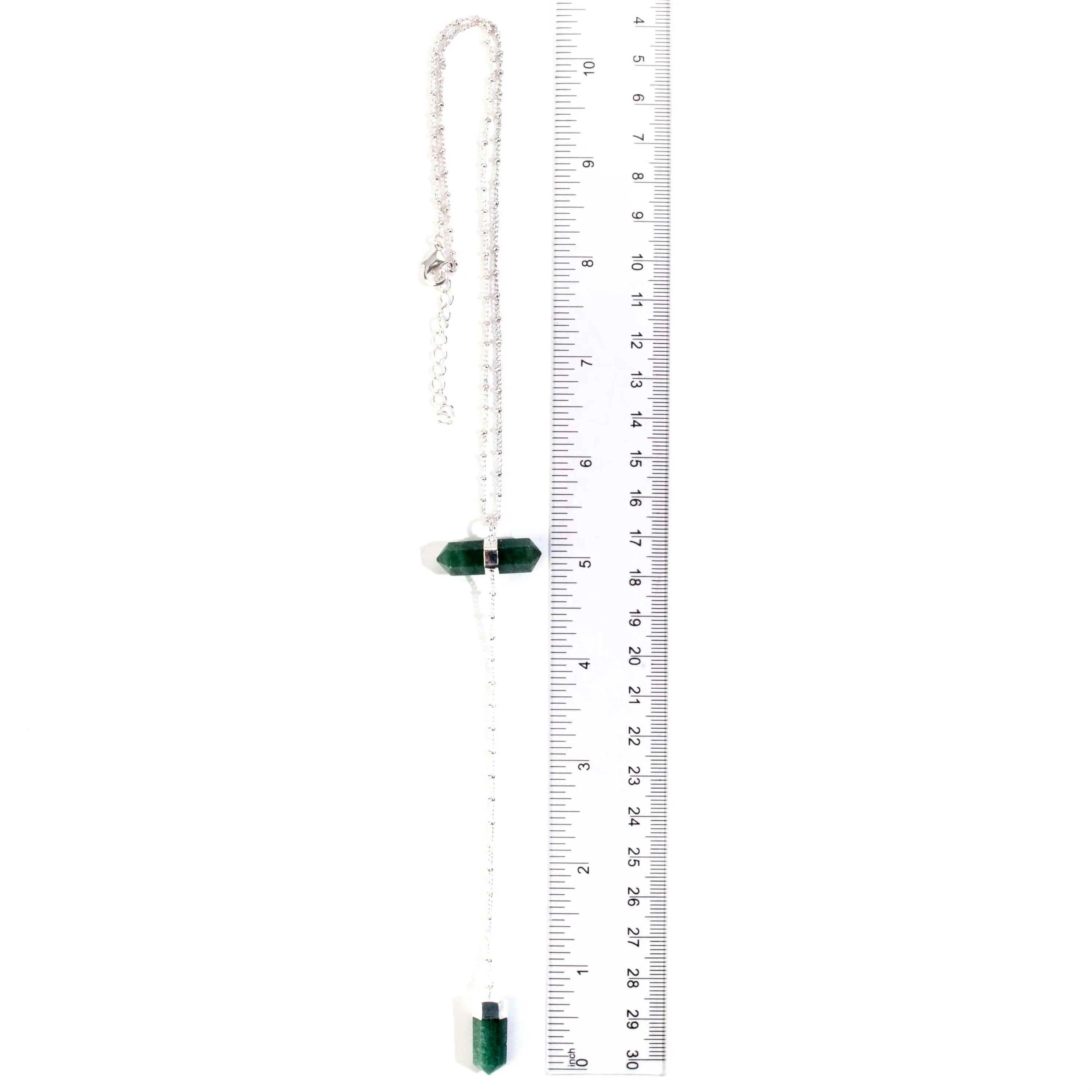 Aventurine Double Point Necklace