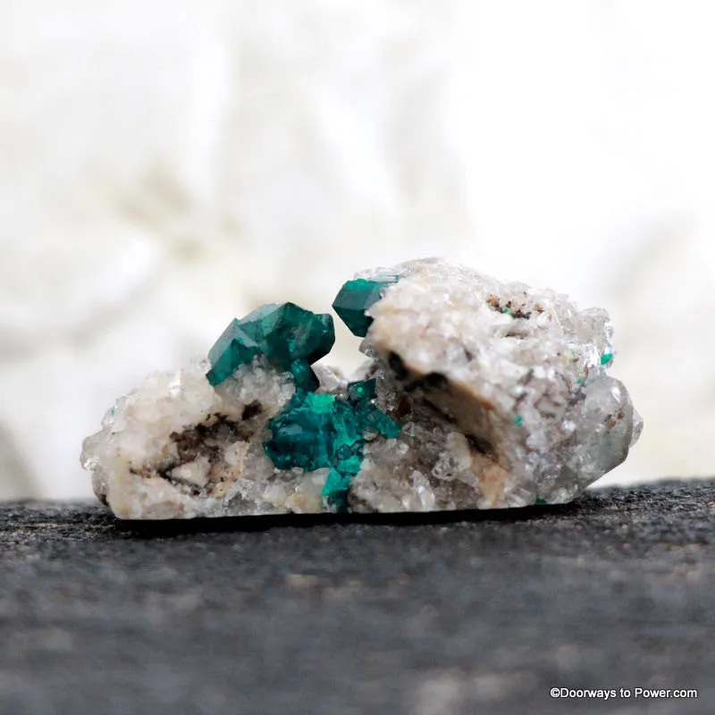 Beautiful Dioptase Specimen Cave Cluster