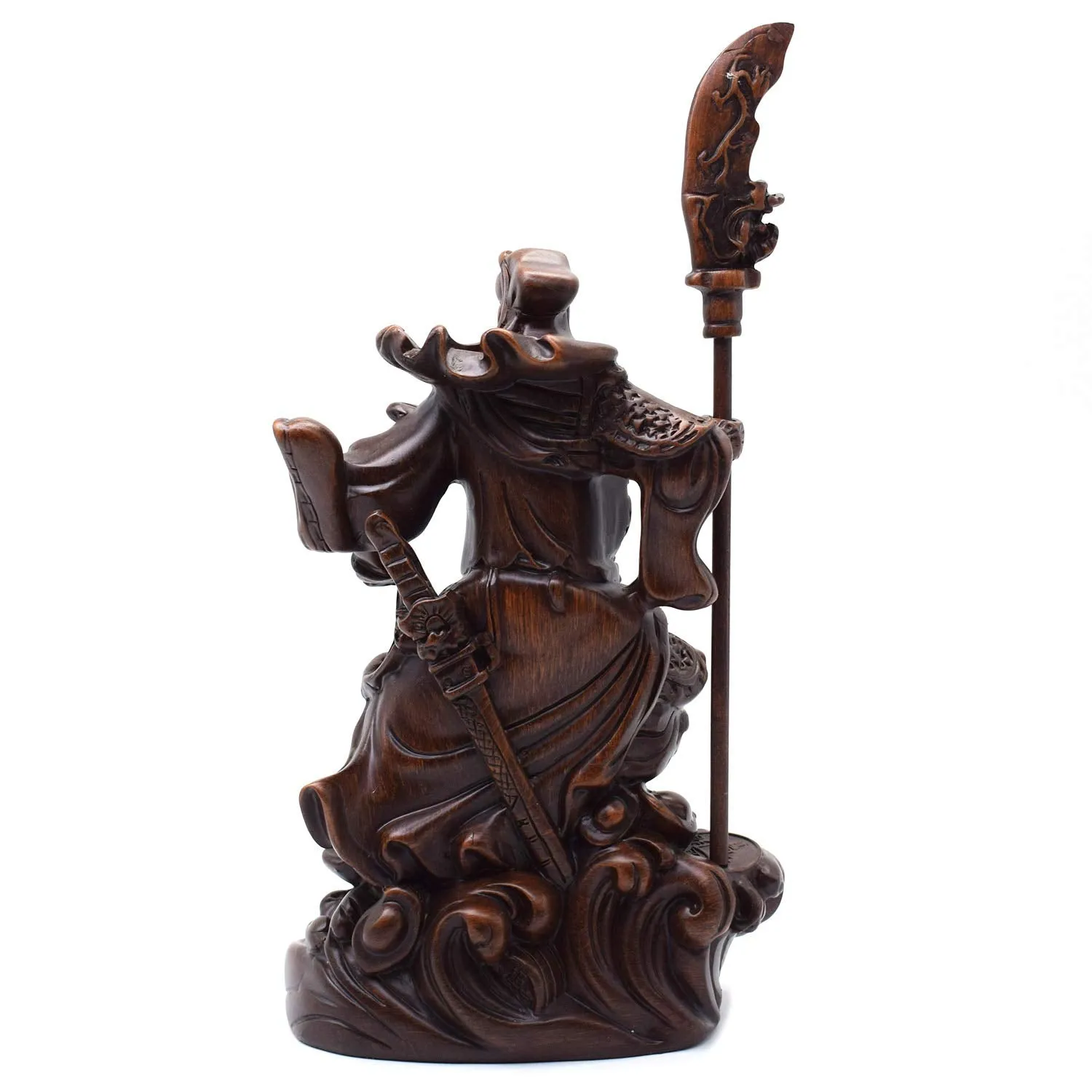 better us Chinese Feng Shui Guan Yu Statue/Guan Gong Statue/Guan Di Statue/Guan Yun Chang Statue Figurines Feng Shui Decor Home Office Decoration Tabletop Decor Good Lucky Gifts