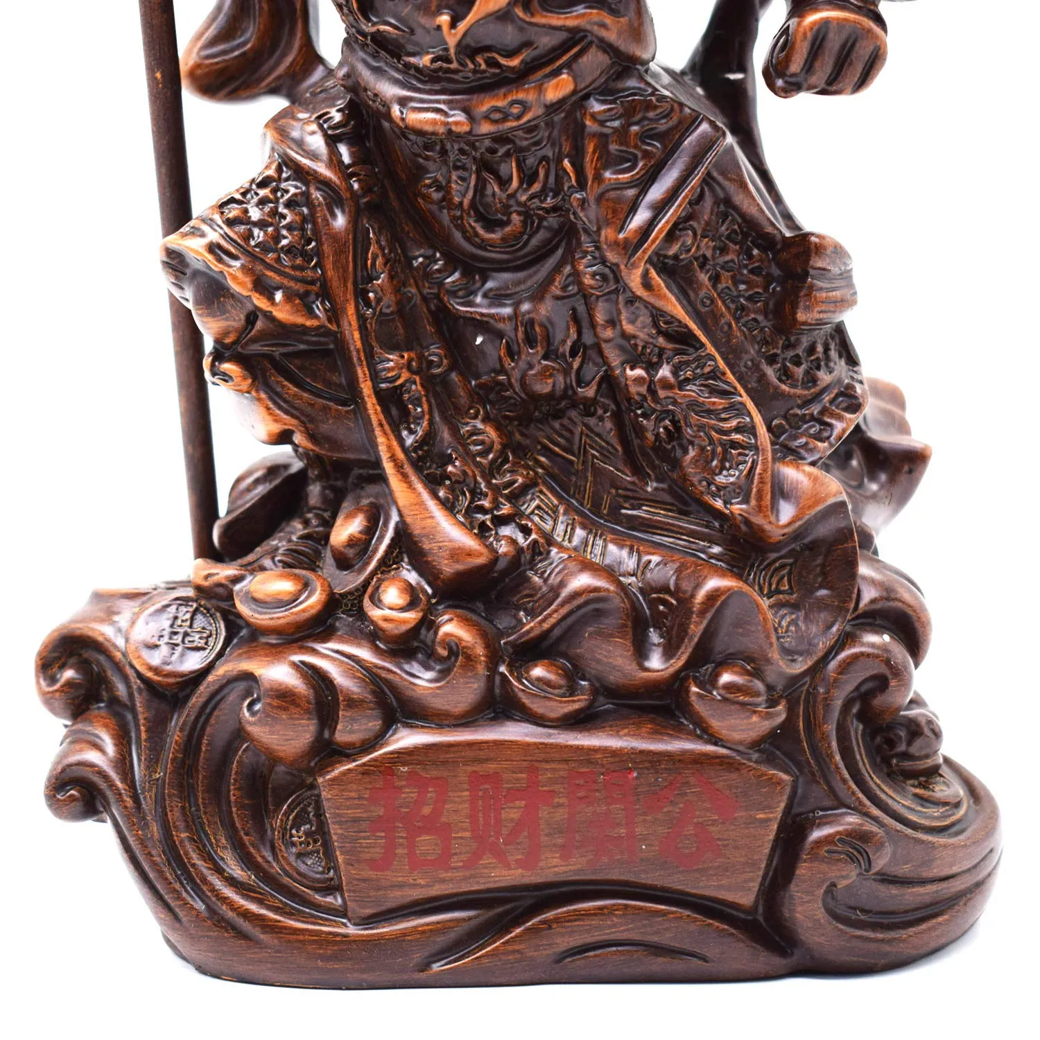 better us Chinese Feng Shui Guan Yu Statue/Guan Gong Statue/Guan Di Statue/Guan Yun Chang Statue Figurines Feng Shui Decor Home Office Decoration Tabletop Decor Good Lucky Gifts