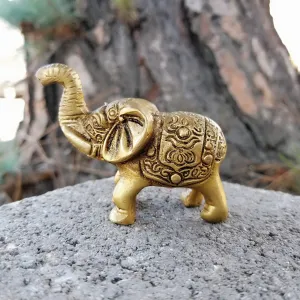 Brass Good Luck Elephant