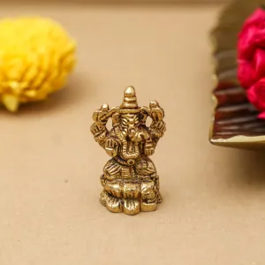 Brass Lord Ganesha Statue