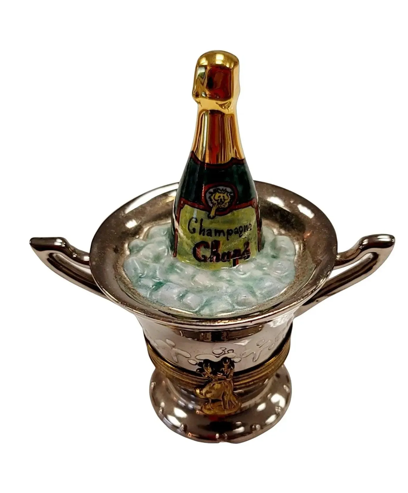 Chaps Silver Champagne Bucket on Ice