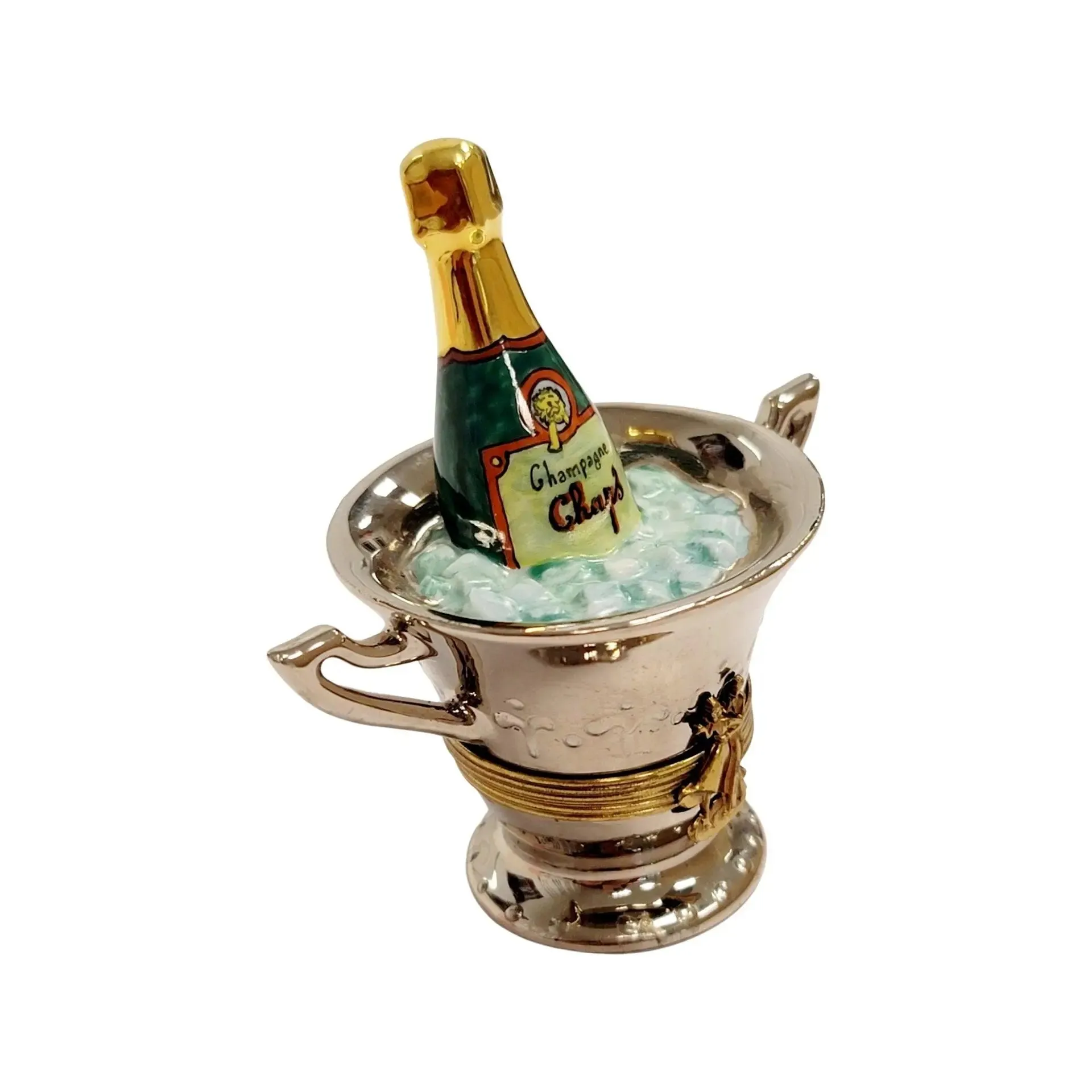 Chaps Silver Champagne Bucket on Ice