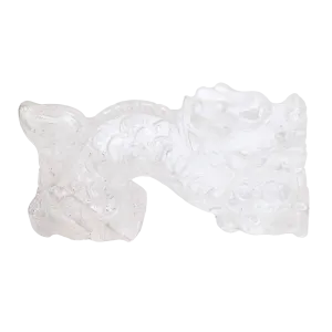 Clear Quartz Dragon Statue