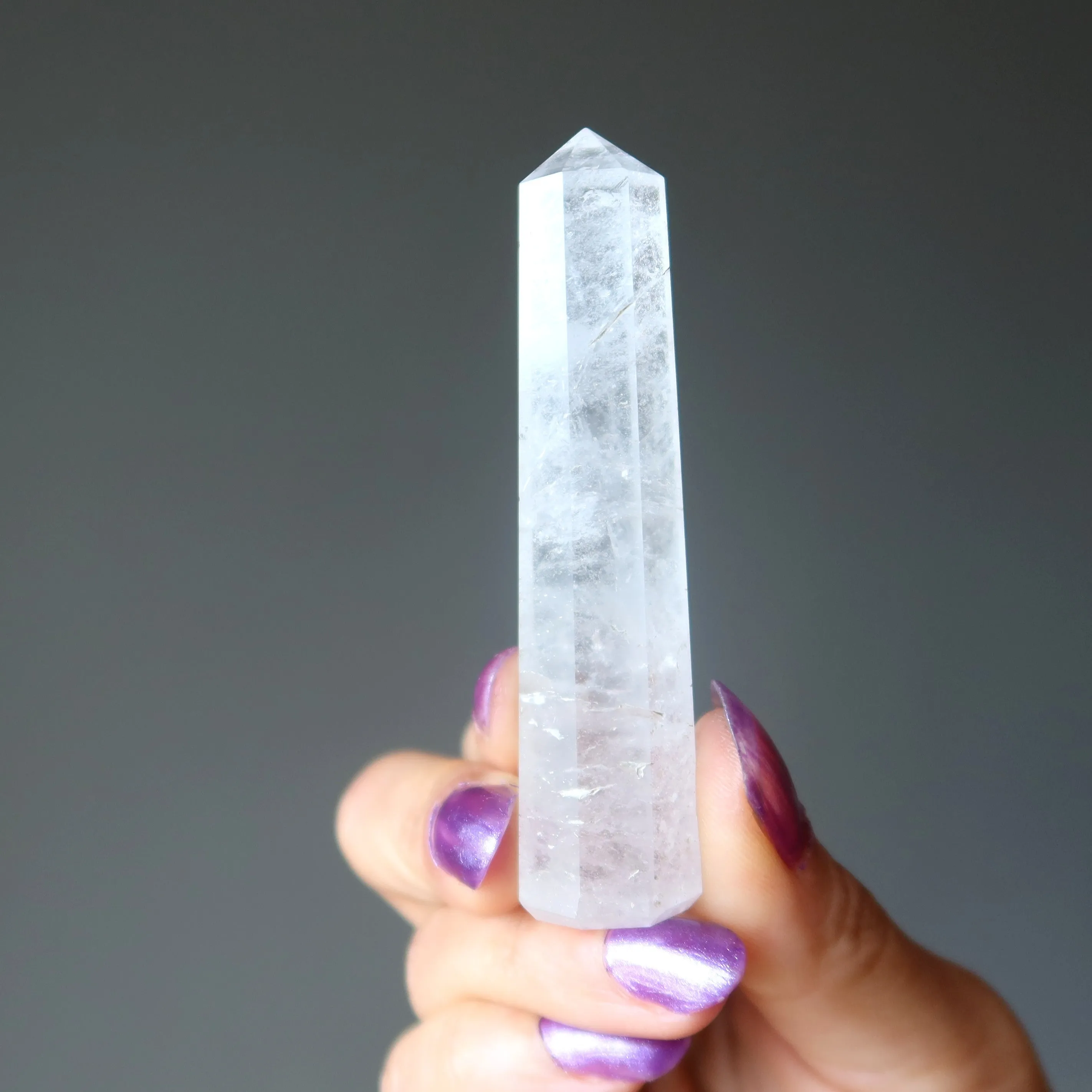 Clear Quartz Tower Wand Crystal Healing Stone