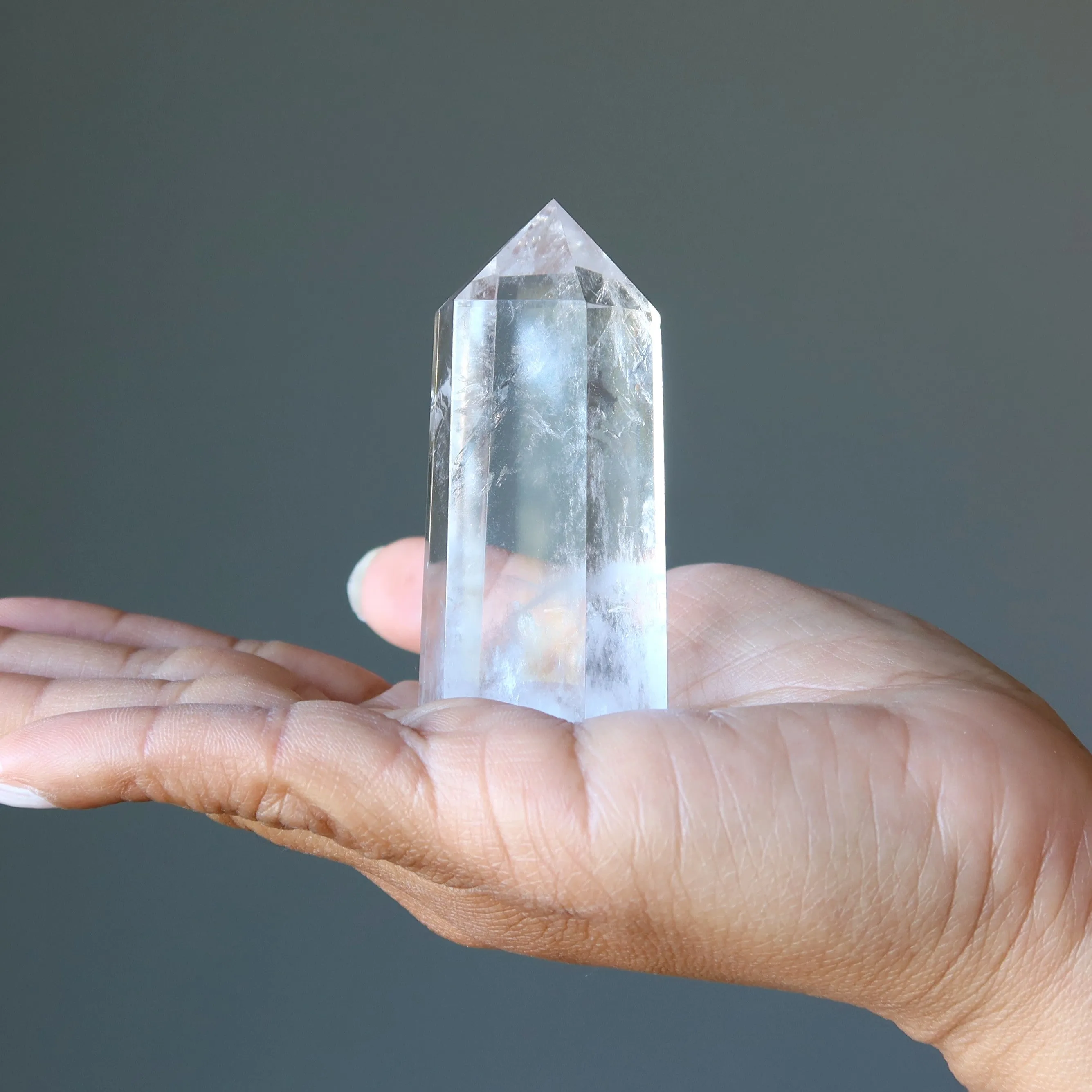 Clear Quartz Tower Wand Crystal Healing Stone