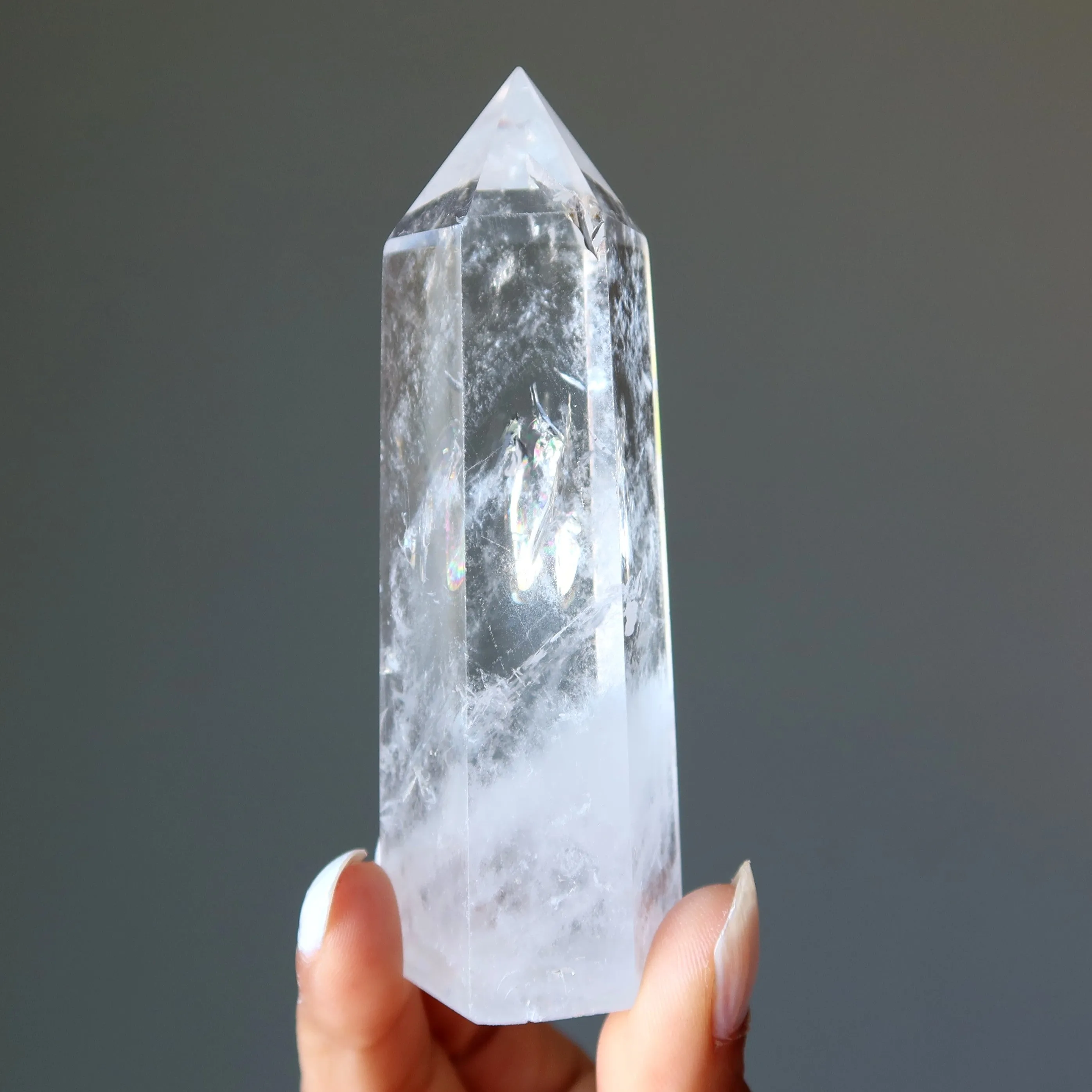 Clear Quartz Tower Wand Crystal Healing Stone