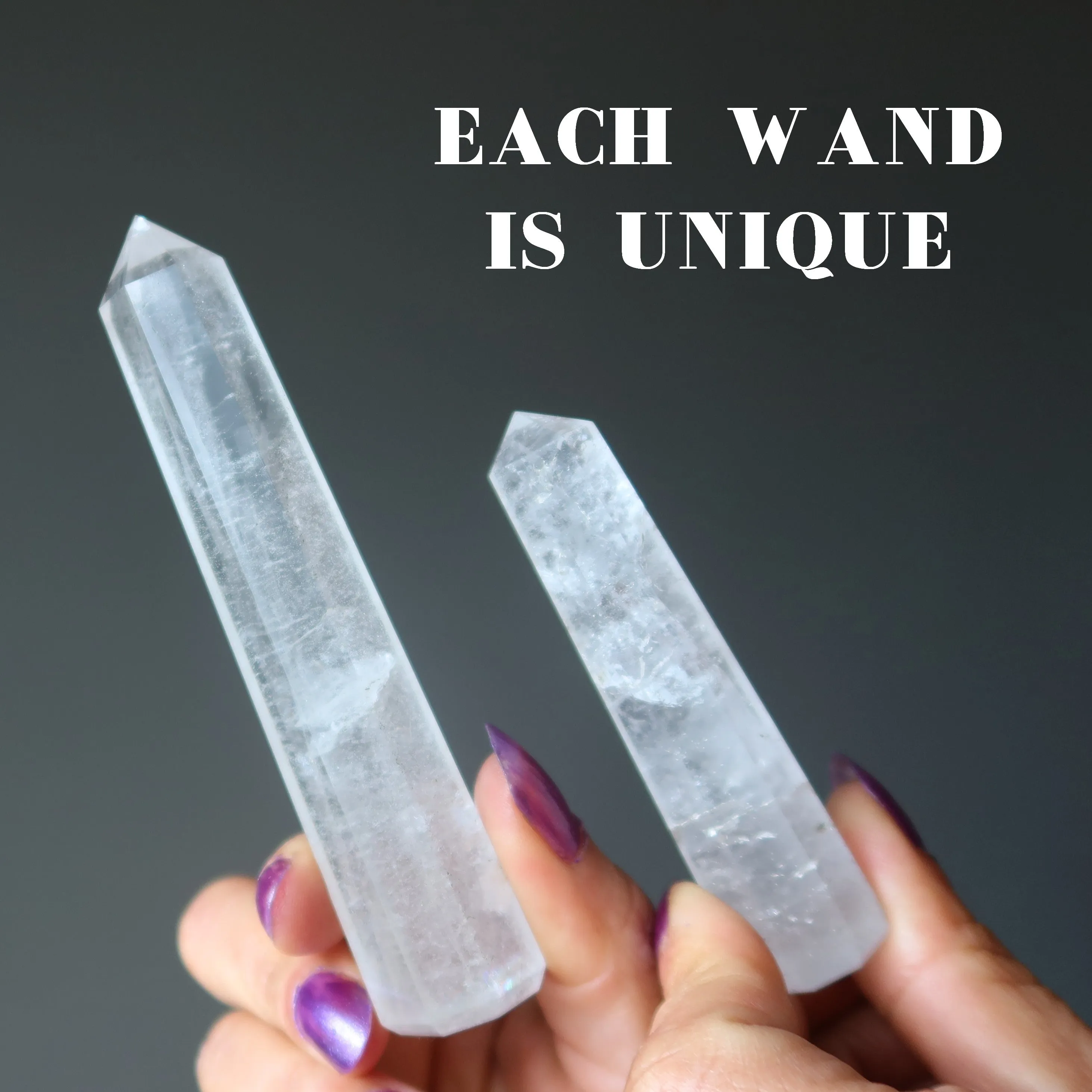 Clear Quartz Tower Wand Crystal Healing Stone