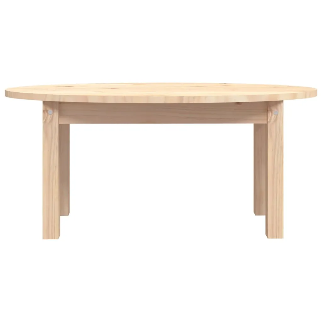 Coffee Table 80x40x35 cm Solid Wood Pine