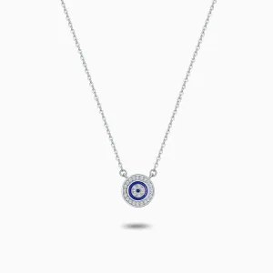 Dazzling Symbolic Evil Eye Necklace