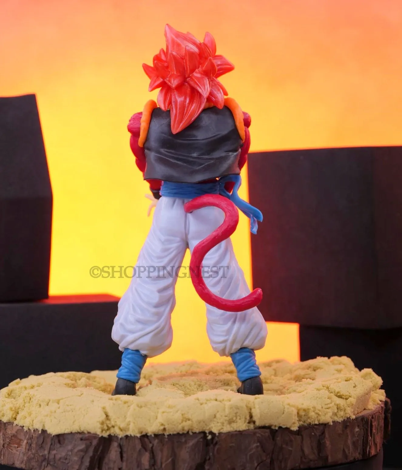 DBZ Goku SSJ 4 self standing Action Figure | 18 CMS |