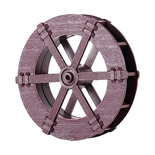 Fashion My Day® Water Fountain Rotation Wheel DIY Water Wheel Model Fountain Feng Shui Wheel 10cm | Home & Garden | Home Decor | Figurine | Figurines