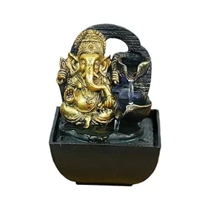 FASHIONMYDAY Ganesha Statues Indoor Tabletop Fountain Collectibles Decorative Gift 14cmx13.5cmx18cm Home and Garden | Home Decor | Figurines| Figurine