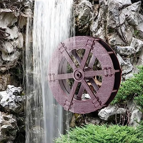 FASHIONMYDAY Water Fountain Rotation Wheel DIY Water Wheel Model Fountain Feng Shui Wheel 8cm | Home & Garden | Home Decor | Figurine | Figurines