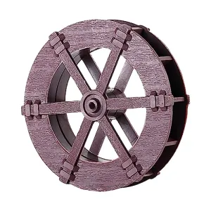 FASHIONMYDAY Water Fountain Rotation Wheel DIY Water Wheel Model Fountain Feng Shui Wheel 8cm | Home & Garden | Home Decor | Figurine | Figurines