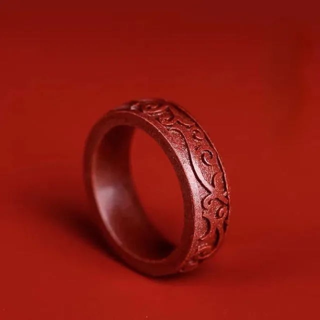 Feng Shui Cinnabar Ring Good Luck Chinese Fortune Ring