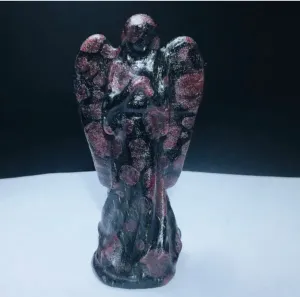 Garnet Angel Figurine