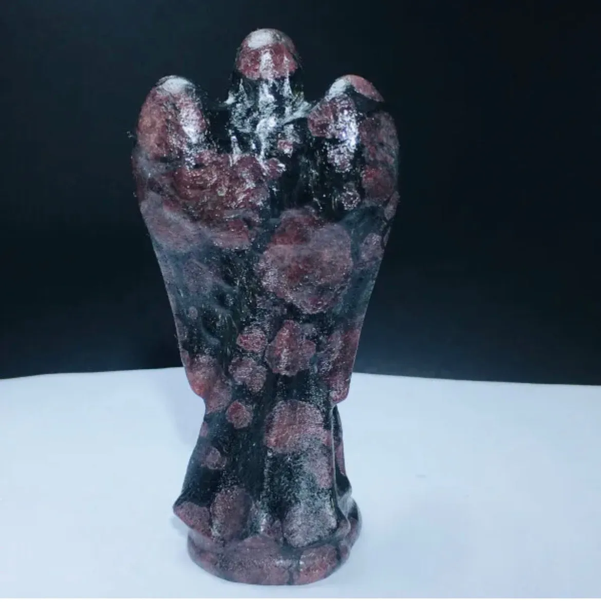 Garnet Angel Figurine