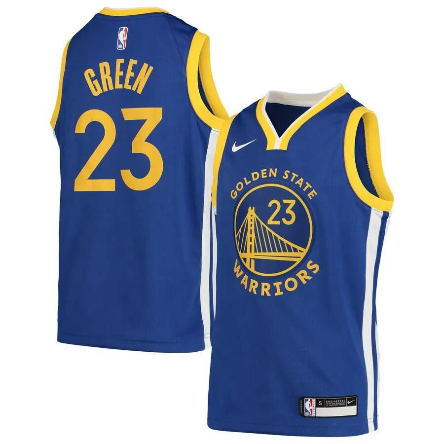 Golden State Warriors Draymond Green Nike Team Swingman Icon Jersey Kids - Blue | Ireland N7637K2