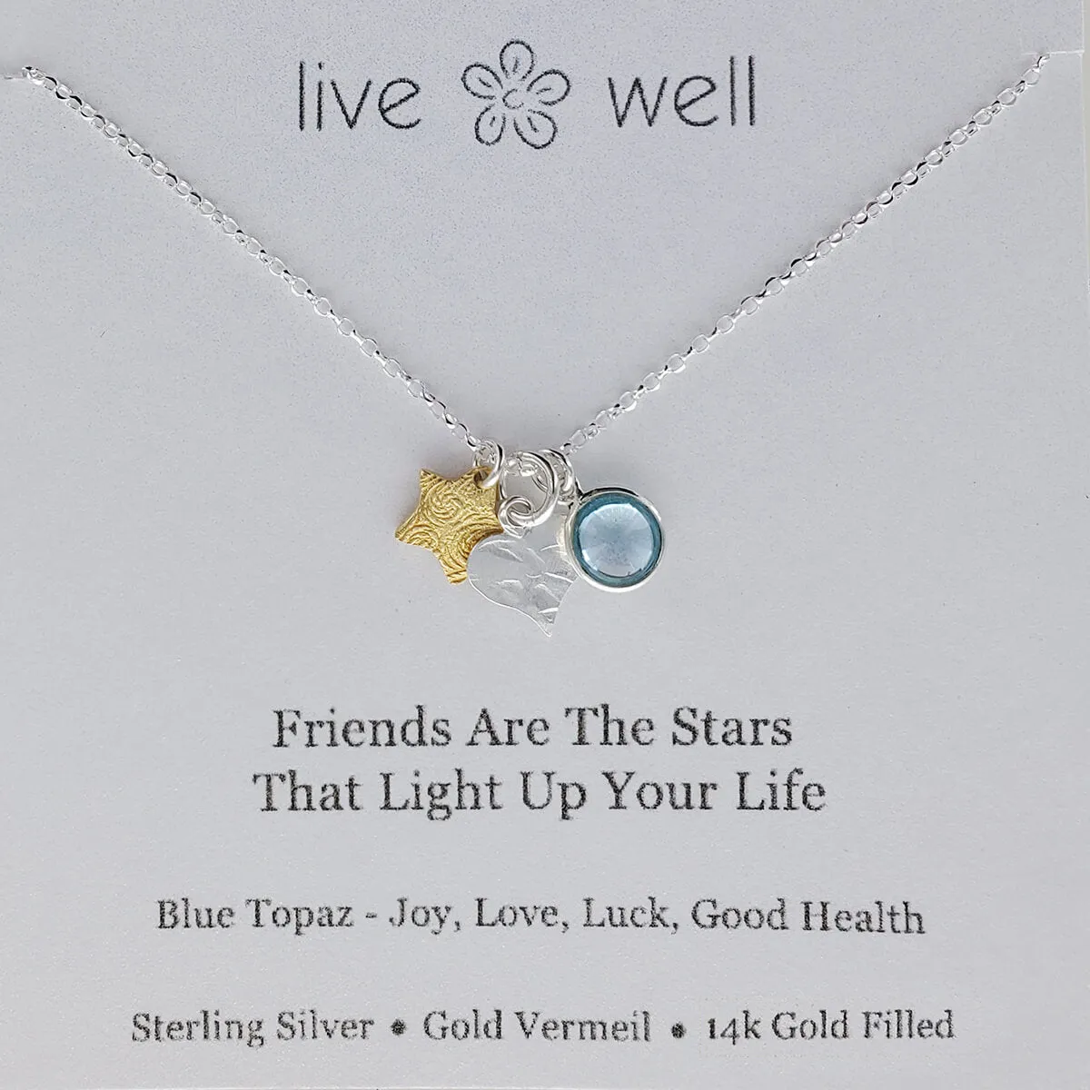 Good Friends Are The Stars Necklace By Live Well