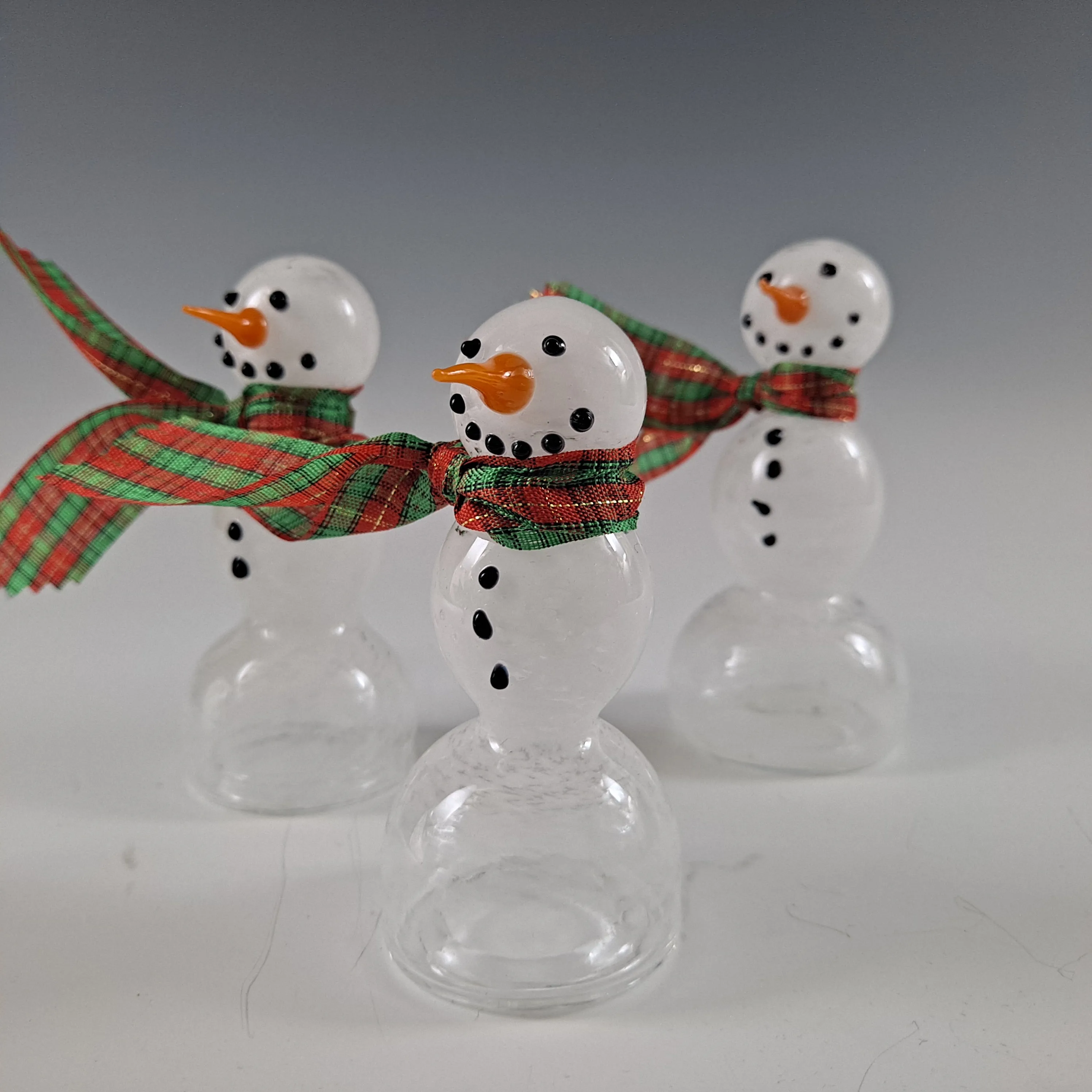 Handblown Glass Snowman Ornament & Figurine Collection