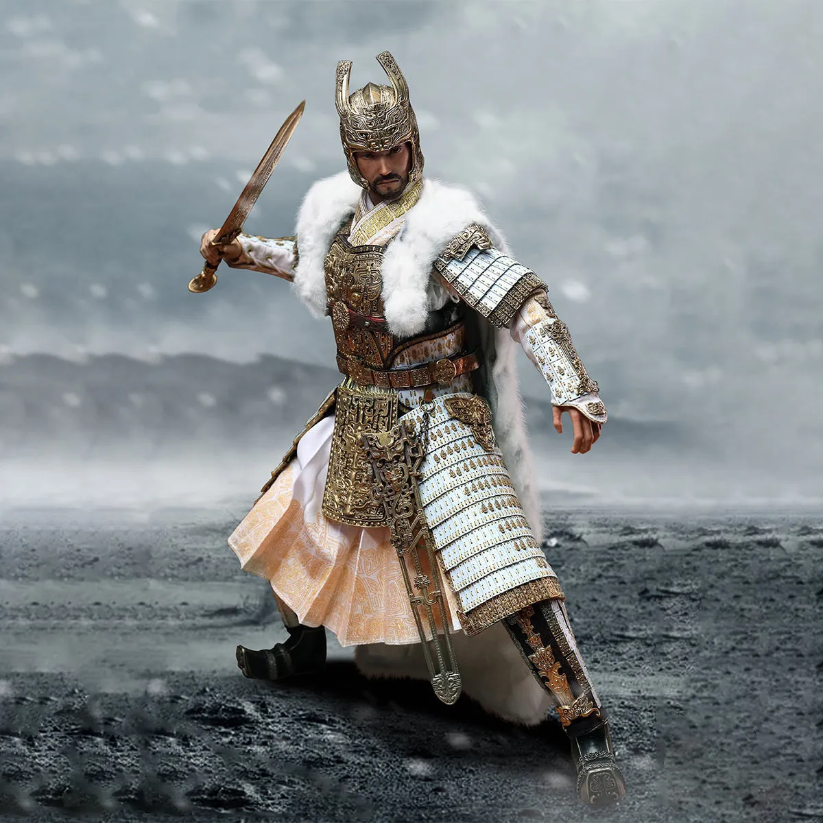 HiPlay 303TOYS, Kingdom of Storms - Yin Shou King of Shang Creation of The God Series, 1/6 Scale Action Figure Collectible