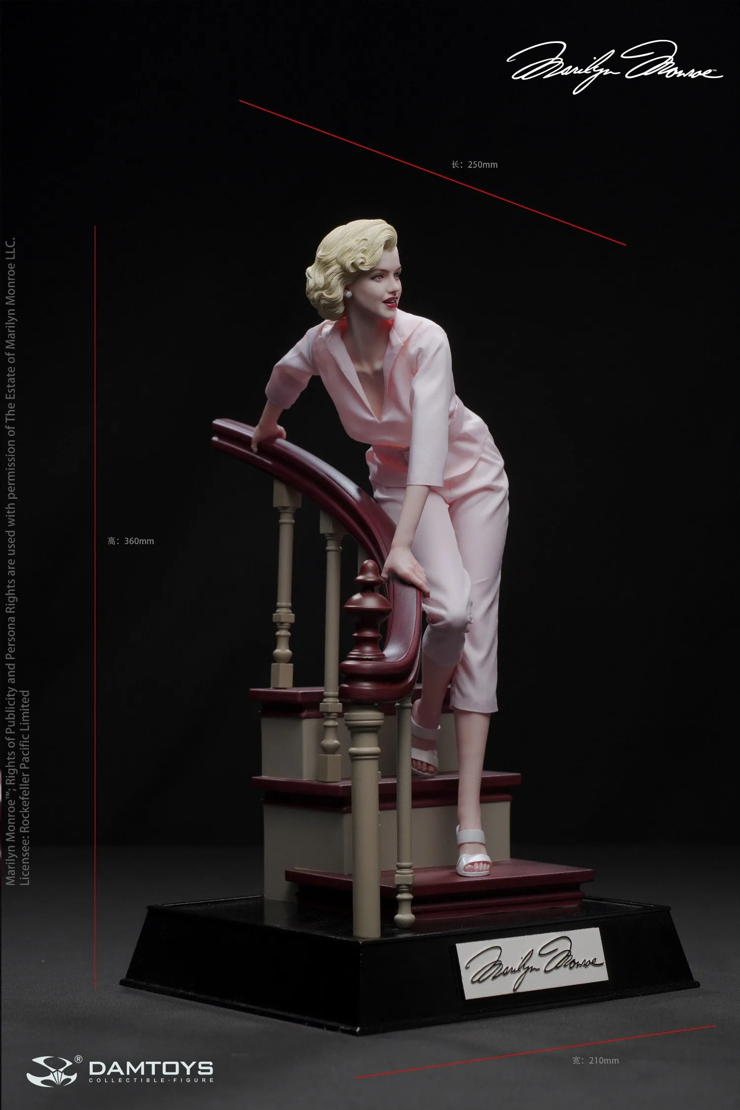 HiPlay DAMTOYS Marilyn Monroe Full-Body Realistic Statue