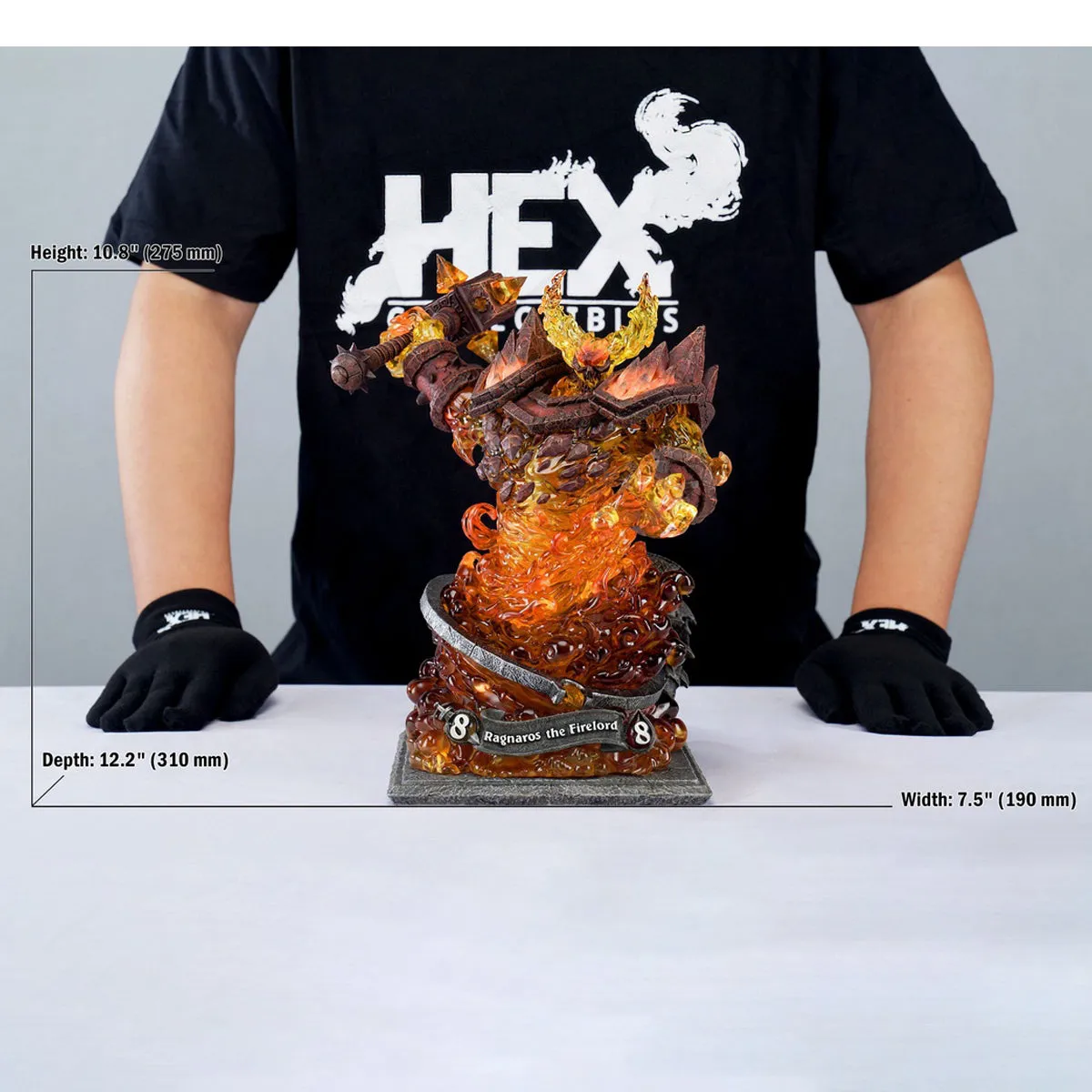 HiPlay HEX Collectibles, Ragnaros the Firelord, Statue Figurine