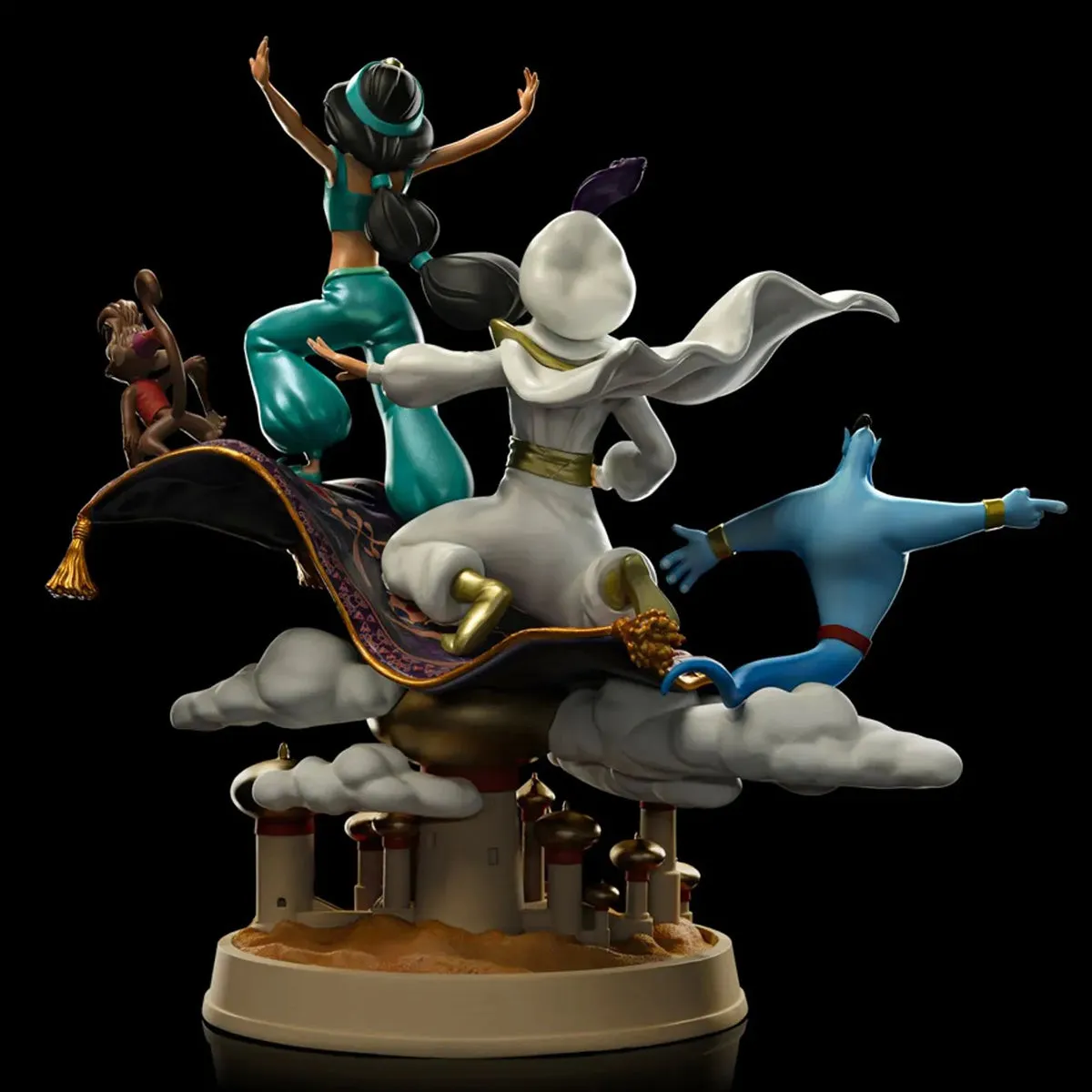 HiPlay Iron Studios, Aladdin and Jasmine Deluxe Edition, Statue