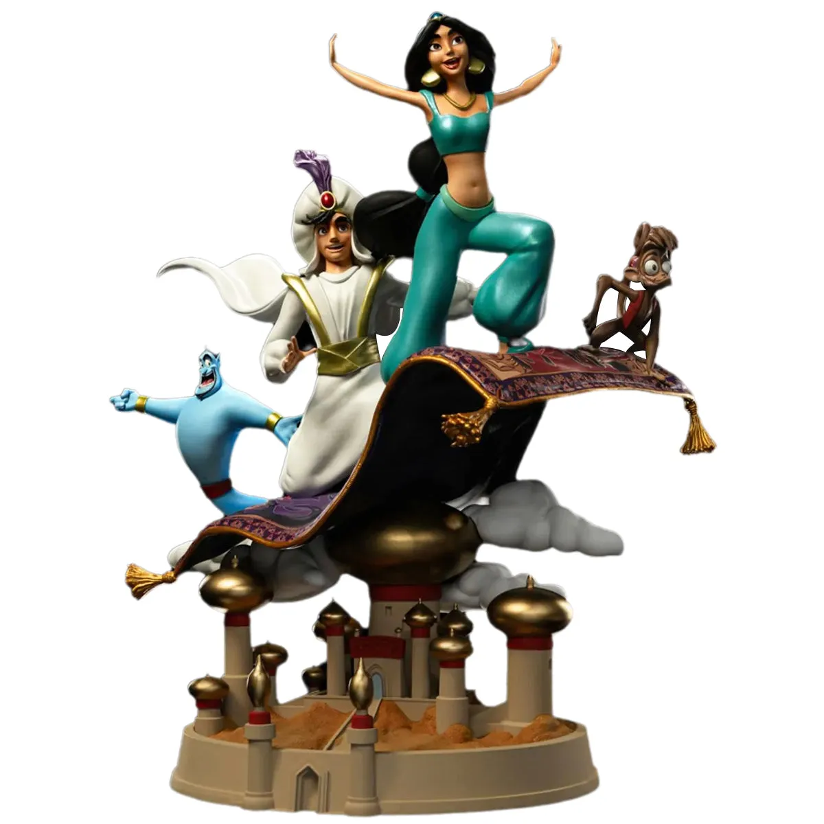 HiPlay Iron Studios, Aladdin and Jasmine Deluxe Edition, Statue