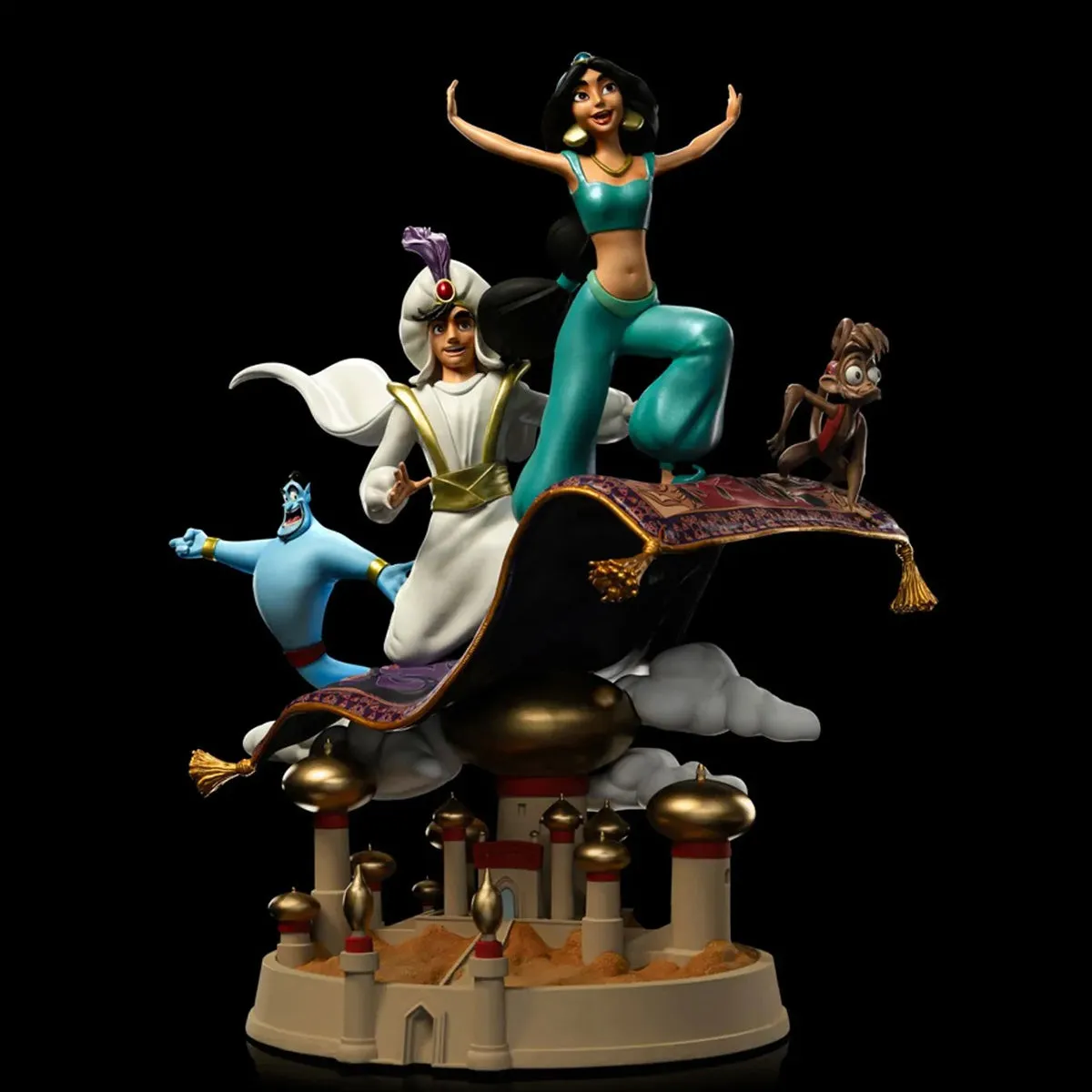 HiPlay Iron Studios, Aladdin and Jasmine Deluxe Edition, Statue