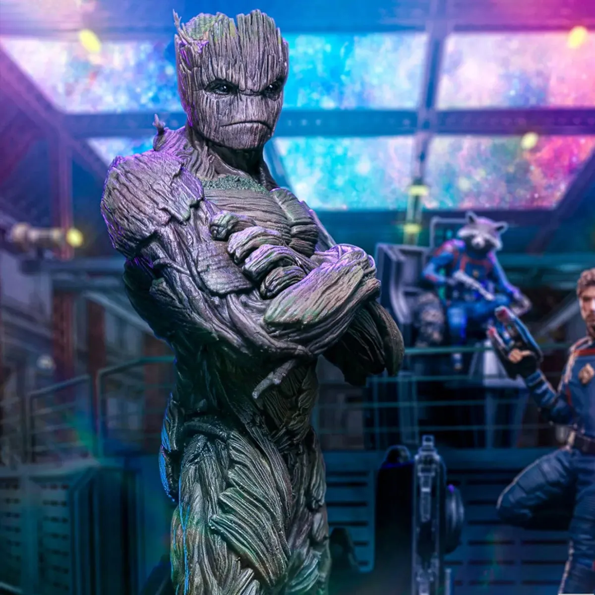 HiPlay Iron Studios, Galaxy 3: Tree Groot, Statue Figurine