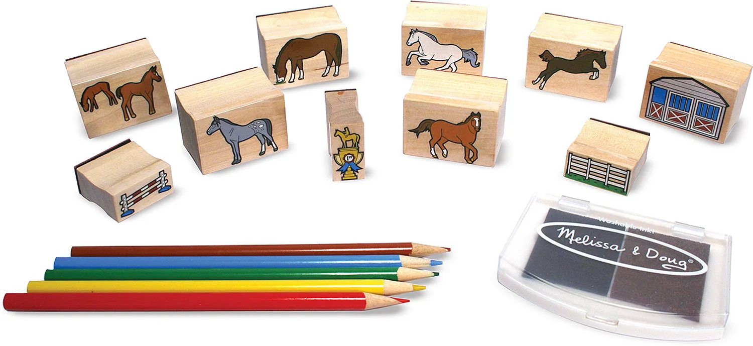 Horse Stable Stamp Set