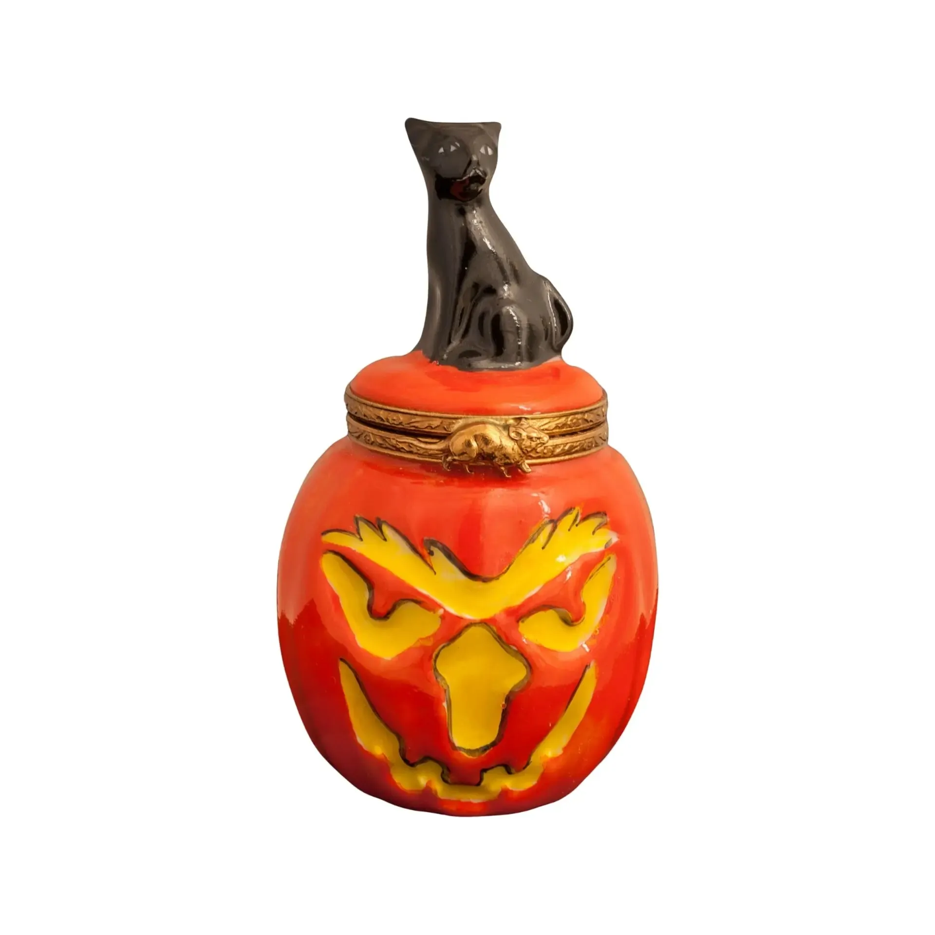 Jackolantern Black Halloween Cat