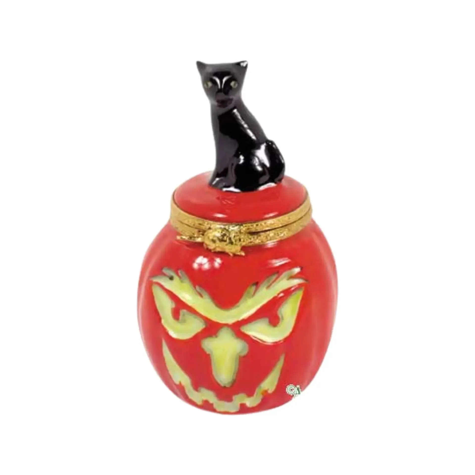 Jackolantern Black Halloween Cat