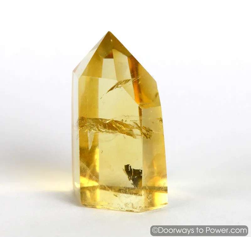 John of God Blessed Citrine Abundance Casa Crystal Point