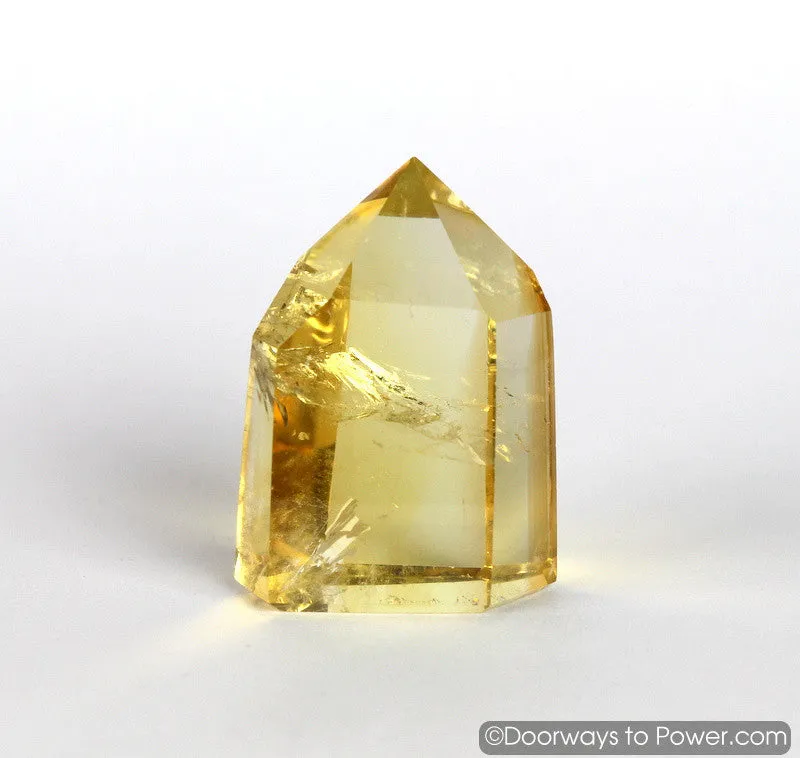 John of God Blessed Citrine Abundance Casa Crystal Point