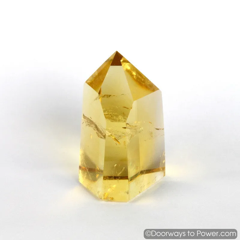 John of God Blessed Citrine Abundance Casa Crystal Point