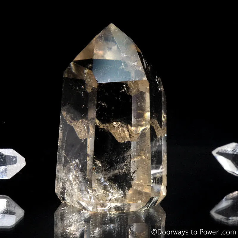 John of God Citrine Casa Crystal Point w/ Rainbows