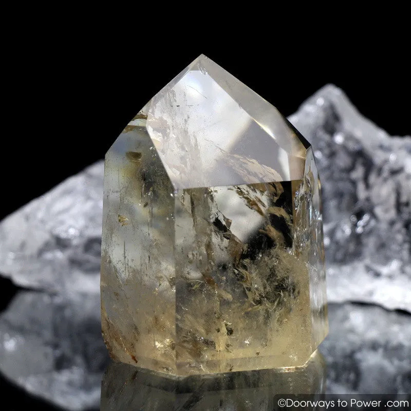 John of God Citrine Temple Heart Dow Casa Crystal Point 'Pure Prosperity'