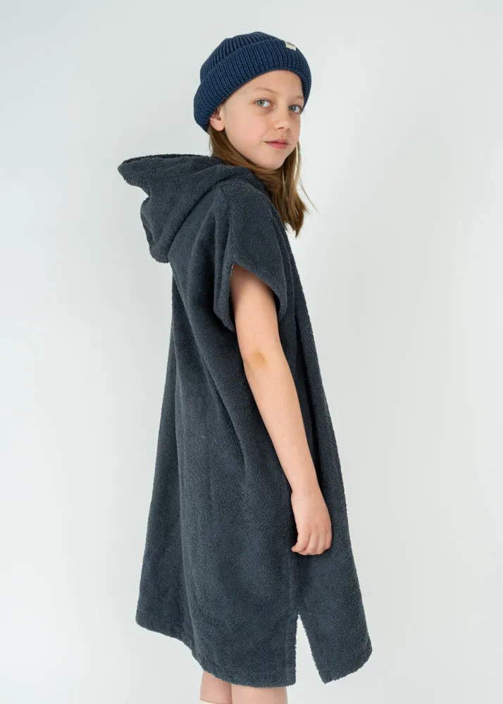 Kinder-Surf-Poncho MALIA Anthracite