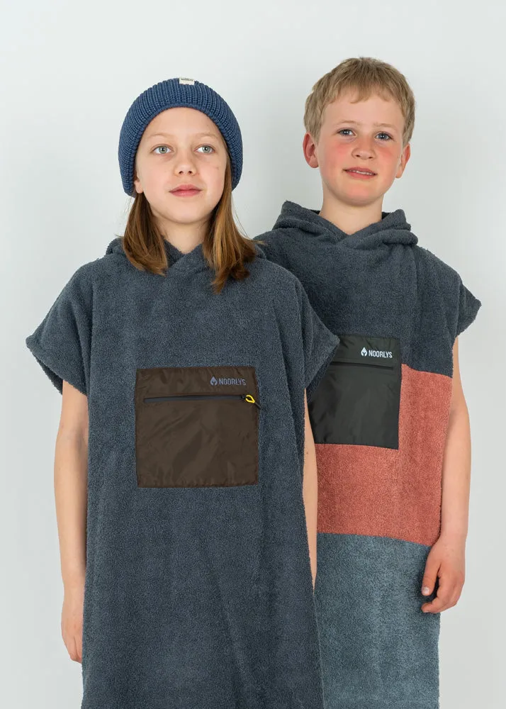 Kinder-Surf-Poncho MALIA Anthracite