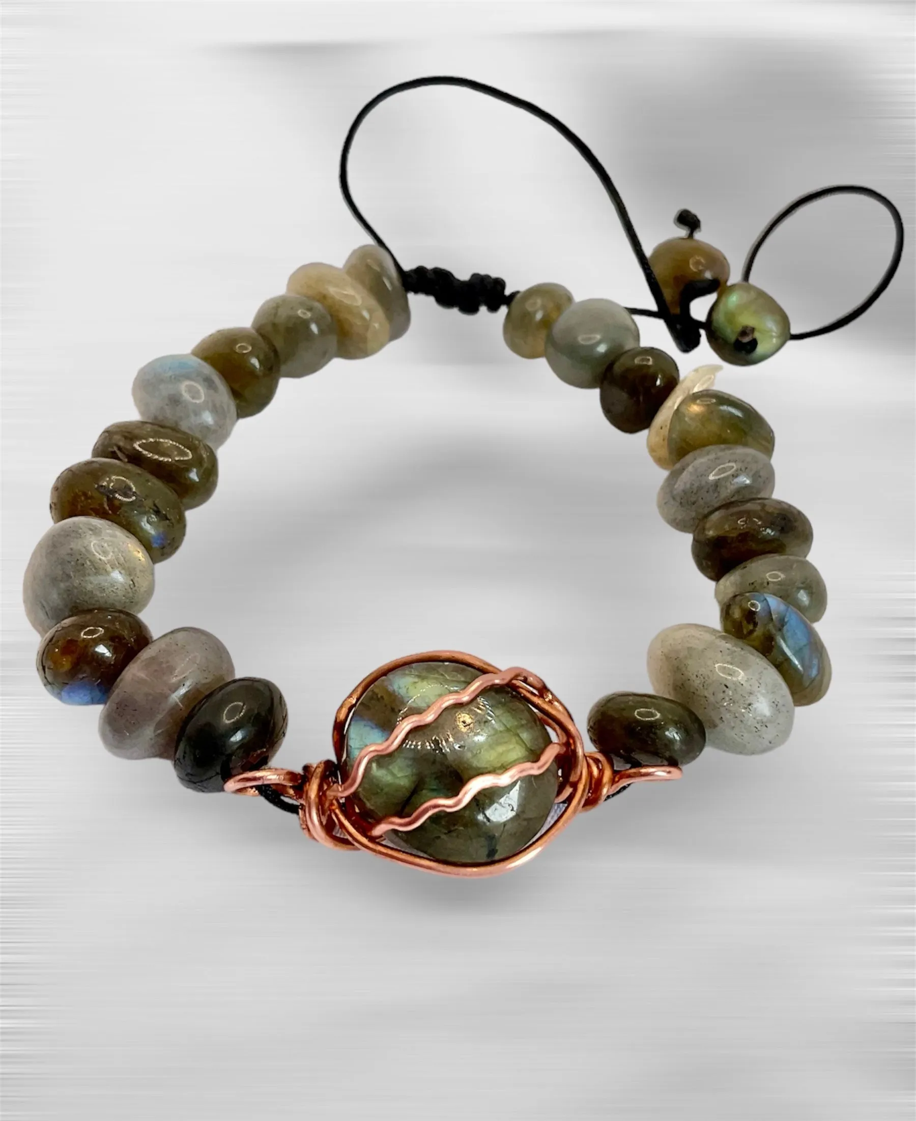 Labradorite Handcrafted Bracelet