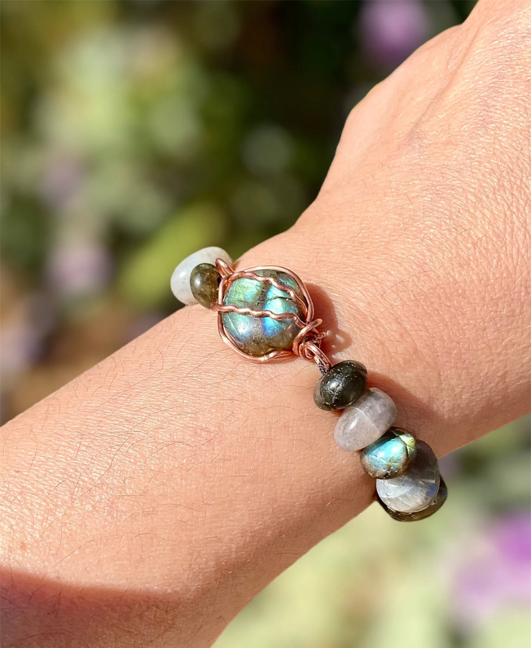 Labradorite Handcrafted Bracelet