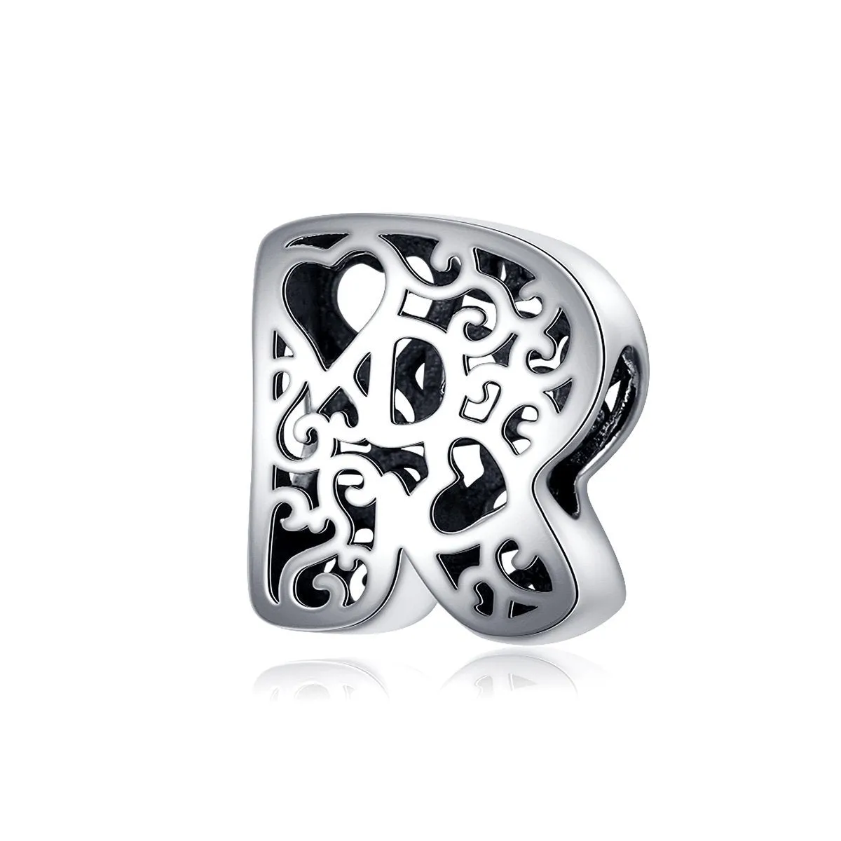 Magic Letters Collection Initial Letter A-Z 925 Sterling Silver Charms for Bracelet